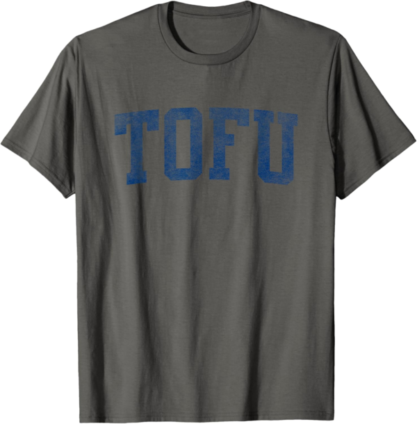 Tofu College – Retro Soy Boy Funny Vegan T-Shirt - Image 2
